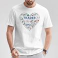 トレーダーハート I Love Cryptocurrencyトレーディング 暗号トレーダー Tシャツ 面白い贈り物