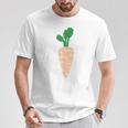 ニンジン コスチューム 野菜 カーニバル コスチューム ビーガン Carrot Costume Tシャツ 面白い贈り物