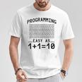 バイナリコーディングプログラミング 1110 バイナリコード Tシャツ 面白い贈り物