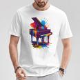ピアノ ティー 楽器 ピアノ 長袖tシャツ Tシャツ 面白い贈り物