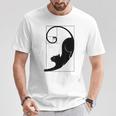 フィボナッチキャット 黄金比プリント Tシャツ 面白い贈り物