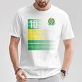 ブラジル国旗 10番 ブラジル サッカー メンズ レディース ボーイズ ガールズ キッズ Tシャツ 面白い贈り物