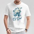 ラム オブ ゴッド キュート ヴィンテージ クリスチャン ラム デザイン 信仰 恋人 Tシャツ 面白い贈り物