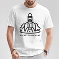ロケット発射 Tシャツ 面白い贈り物