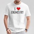 化学、化学が好き、化学の先生 化学実験技師、プレゼント、男性女性子供 I Love Chemistry Tシャツ 面白い贈り物
