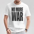 反戦 平和 イスラエル パレスチナ ウクライナ ロシア リビア シリア イエメン クルド トルコ No More War Tシャツ 面白い贈り物