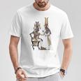 古代エジプトファラオ ツタンカーメン ツタンカーメン王 Tシャツ 面白い贈り物