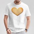 大きなハートのクッキー Tシャツ 面白い贈り物