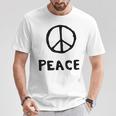 平和の印 平和のシンボル 世界平和 希望 調和 Peaceign World Peaceymbol Hope Tシャツ 面白い贈り物