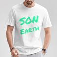 息子の男のための最高の息子の誕生日プレゼント Beston I Know On Earth Tシャツ 面白い贈り物