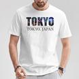 東京ジャパン メンズ レディース シティデザイン Tシャツ 面白い贈り物
