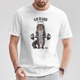 筋トレ ジム やる気がないなら家に帰れ トラ猫 ねこ Tシャツ 面白い贈り物