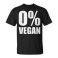 0 ビーガンゼロ パーセントビーガンカーニボア Tシャツ