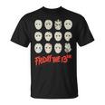 13日の金曜日 ハロウィン デザインマスク 長袖tシャツ Tシャツ