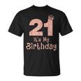 21 It's My Birthday 21歳 Happy 21歳の誕生日 女の子 Tシャツ