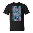 50歳の誕生日の面白いシャツ オールドメーター 面白い50歳ギフト Tシャツ