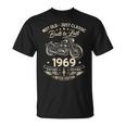 57 歳の誕生日男性オートバイ バイクに乗る人 1969 Tシャツ