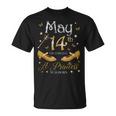 5月14日 プリンセスが生まれた 5月14日 誕生日 女の子 長袖tシャツ Tシャツ