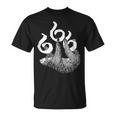 666 野獣のマークにぶら下がっているナマケモノ 面白いサタンシャツ Tシャツ