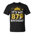 87歳の誕生日プレゼント 87歳の誕生日 87歳の誕生日 Tシャツ