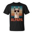 Alpapa Alpaca Dad Divertente Llama Regalo Per La Festa Del Maglietta