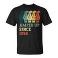 Amped Upince 1956 レトロ 誕生日 ギター 音楽 誕生年 Tシャツ