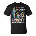 Autism Mom Doesn’T Come With A Manual Never Gives Up T-Shirt