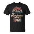 Awesomeince 1960 パームツリー 66歳の誕生日 Tシャツ
