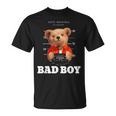 Bad Boy Teddy Bear Graphic tyle Fun Tシャツ