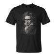 Beethoven-Retrato Ludwigan Beethoven Música Clásica Camiseta unisex