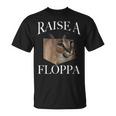Big Floppa カラカルキャットミーム Raise A Floppa 長袖tシャツ Tシャツ