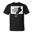 The Biwa Lake 琵琶湖 滋賀 地図【47都道府県】ジモtティ Jimo-T 地元愛 お土産 面白 Tシャツ