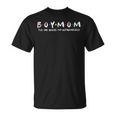 Boy Mom The One Where I'm Outnumbered Mama Mother's Day T-Shirt