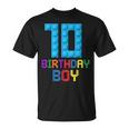 Building Bricks 10歳の誕生日 男の子 10年 マスタービルダー Tシャツ