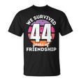 Celebrating 44 Years Of Friendship 面白いグループマッチング Tシャツ