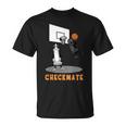 Checkmate Pawn Defeat King In Basketball チェスtシャツ Tシャツ