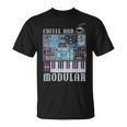 Coffee And Modular アナログシンセサイザー 波形シンセ Tシャツ
