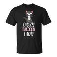 Crazy Raccoon Lady Raccoon Lovers Tシャツ