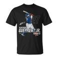 Dynamic Poseladimir Guerrero Jr Toronto Baseball Mlbpa Tシャツ