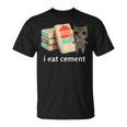 I Eat Cement 猫シャツ キッズ 面白い ダンク 猫 ミーム Tシャツ