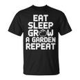 Eatleep Grow A Garden Repeat 面白い ガーデニング ゲーム Tシャツ
