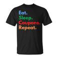 Eatleep クーポンリピート クーポンコレクター&クーポン愛好家 長袖tシャツ Tシャツ