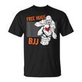 Free Hugs ブラジリアン柔術 Bjj 格闘技 面白い総合格闘技 Tシャツ