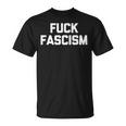 Fuck Fascism 面白い 言って クール ノベルティ 政治 Tシャツ