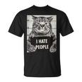 Cats Picture I Hate Peopleaying Tシャツ
