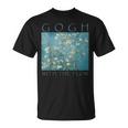 Gogh With The Flow アーモンドブロッサム ヴァン・ゴッホの絵画 Tシャツ