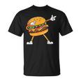 Hamburger チーズバーガー Burger Fast Food Cheeseburger Dabbing Tシャツ