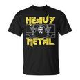 Heavy Metal Death Rock Keleton Horns Up ヘヴィメタル Tシャツ