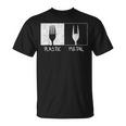 Horquillas De Metal De Plástico Camiseta unisex