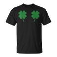 Irlandesa Del Día Dean Patricio Del Pecho Del Trébol Paddyaint Camiseta unisex